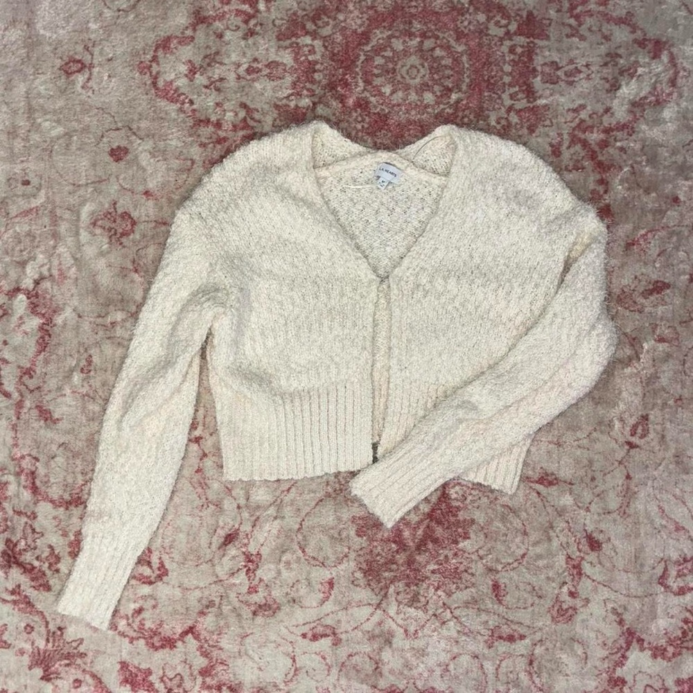 L.A. Hearts Cream Sweater